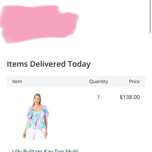 Lilly Pulitzer Kay top - Picture 2 of 5